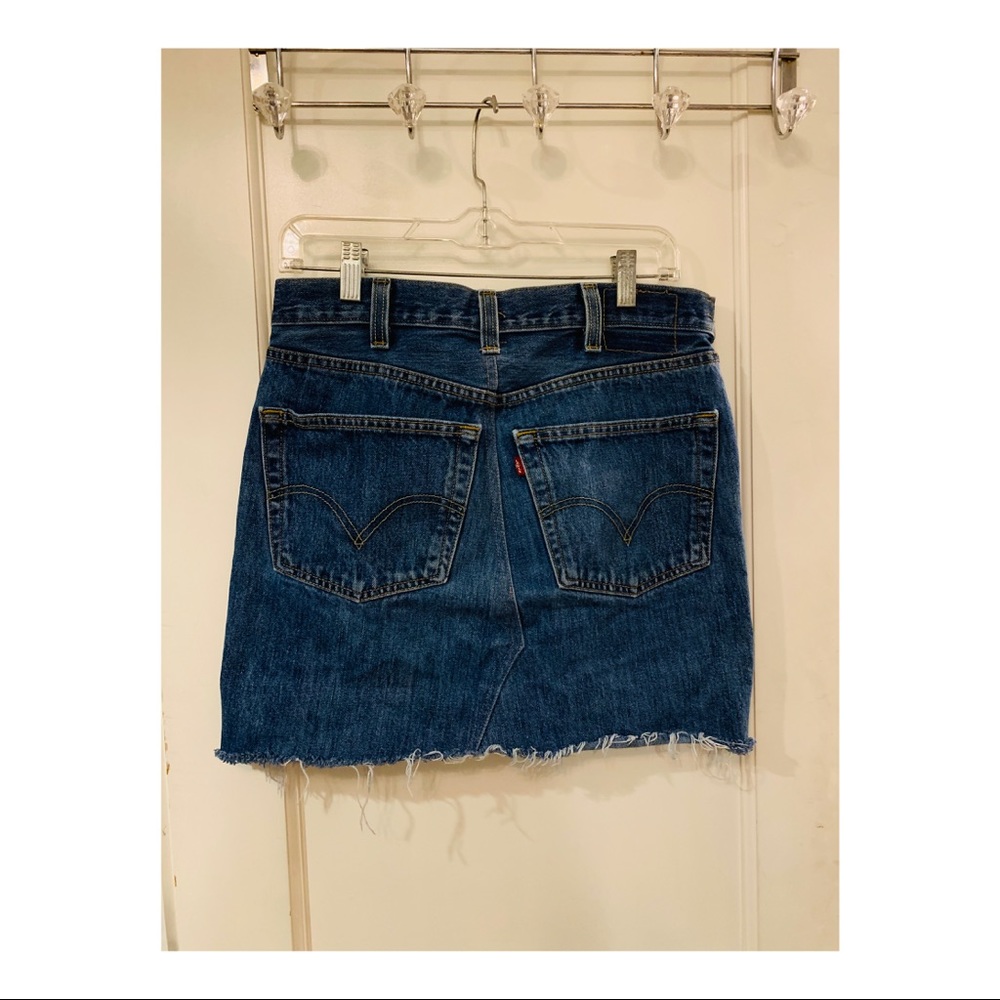 Levi Jean mini skirt